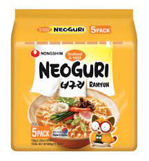 Nongshim Neoguri Ramyun Seafood & Mild/120g*5pcs