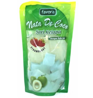 Favora Nata De Coco Sari Kelapa Lychee/360g