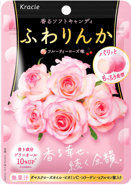 KRACIE Strawberry Rose Soft Candy/35g