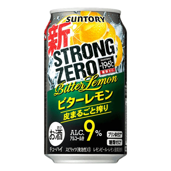Suntory Strong Zero Bitter Lemon/350ml - Davely's Asian Supermarket