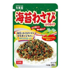 Marumiya Furikake Rice Topping Nori Wasabi Flavour/25g