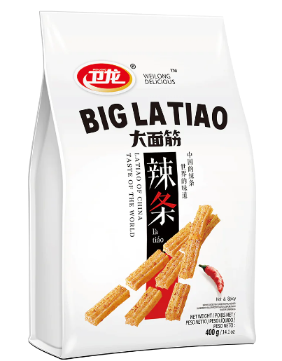 WEILONG Big Latiao Hot & Spic/ 400g