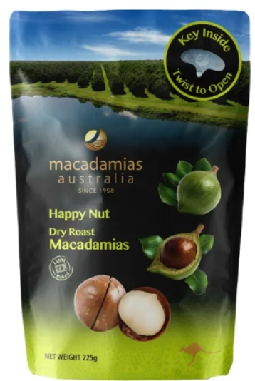 Happy nut Macadamia - Dry Roasted/225g