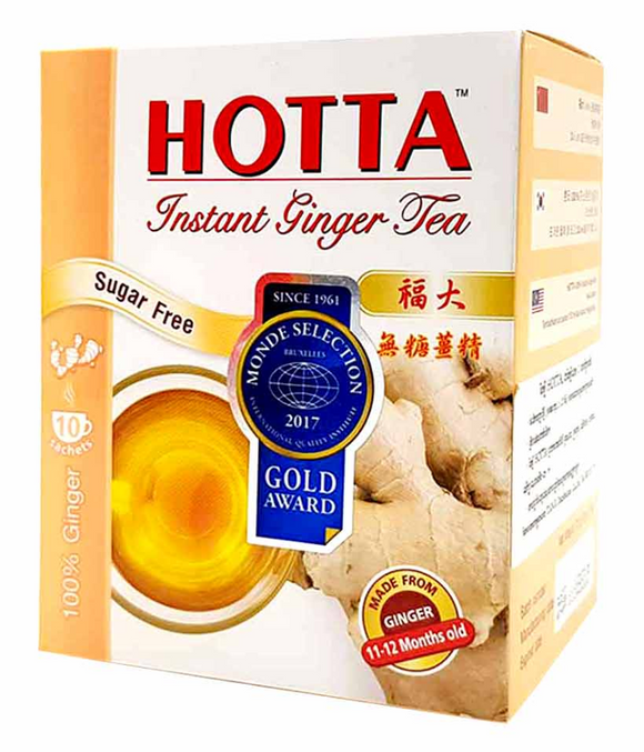 HOTTA Instant Ginger Drink With Honey Tea/10*14g