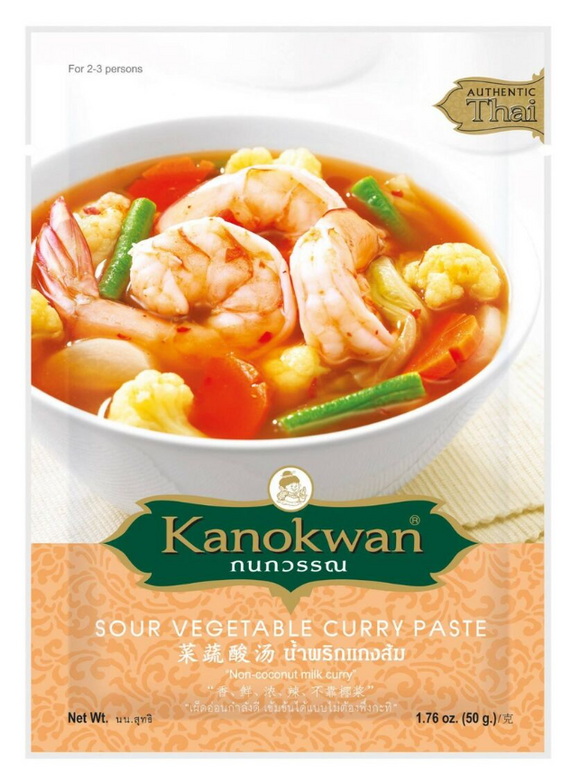 Kanokwan Sour Vegetable Curry Paste/50g