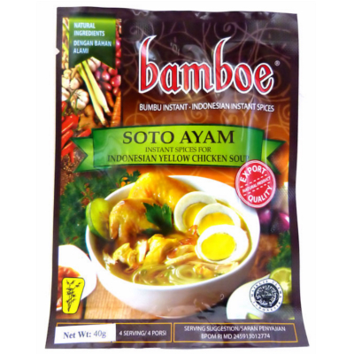 Bamboe Soto Ayam Yellow Chicken Soup/40g