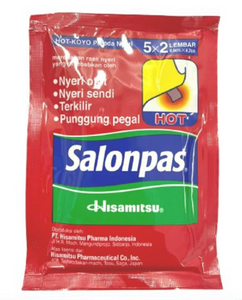 Salonpas Hot (6.5cmx4.2cm)/5x2Pc Pack