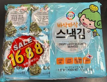 SURASANG Seasoned Seaweed/4gX16pk