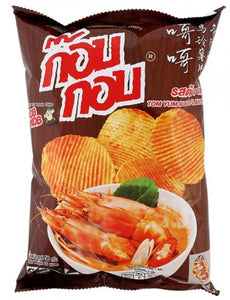 KobKob Ridged Cut Potato Chips Tom yum Kung/48g