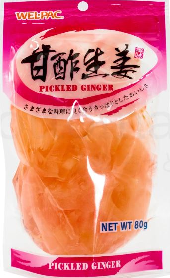 Welpac Pink Pickled Ginger/80g