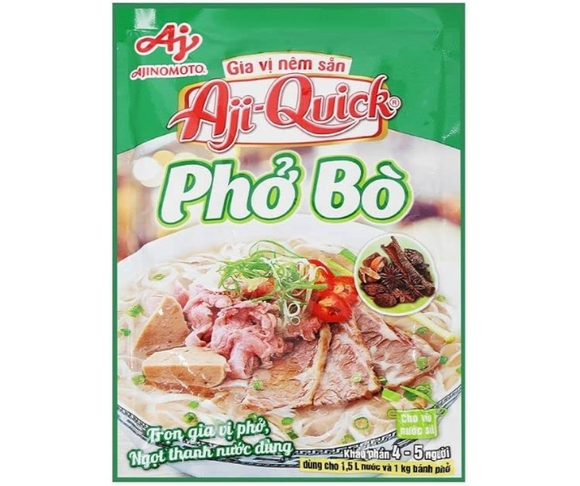 AJIQUICK Seasoning Soup - Pho Bo/57g