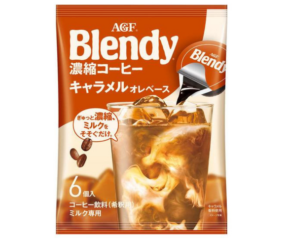 AGF Blendy Concentrated Caramel Coffee 6pcs/108g