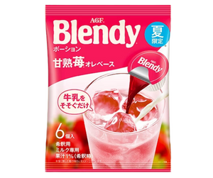 AGF Blendy Concentrated Strawberry Au Lait (Milk) 6pcs/108g