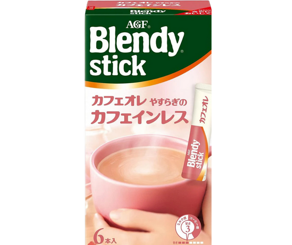 AGF Blendy Cafe Au Lait Caffeinless 6p/46g