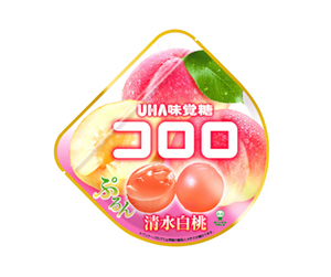 UHA kororo White Peach Gummy/40g